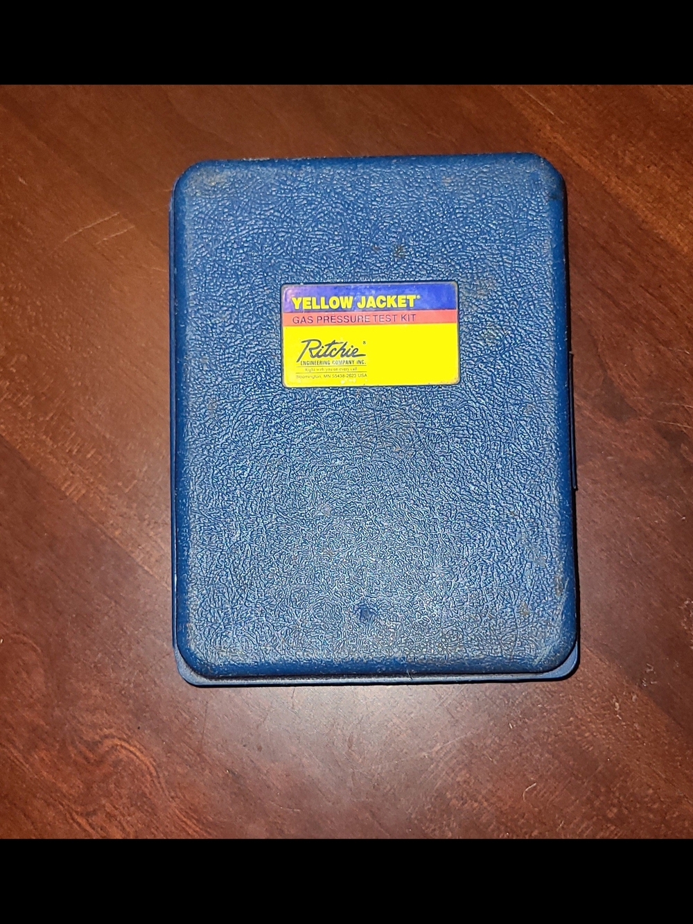 YELLOW JACKET Gas Pressure Test Kit Ritchie 78060C 78055 Blue Gauge Hose